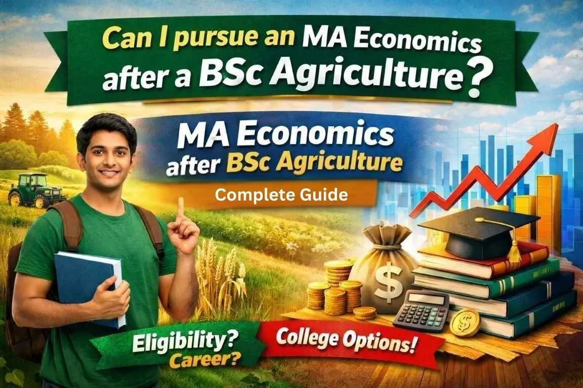 Can I pursue an MA Economics after BSc Agriculture? Telangana guide showing eligibility, career options and study path