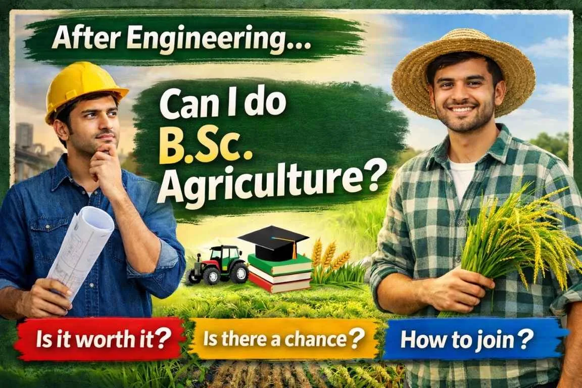 Can I do BSc Agriculture after Engineering in India – eligibility and career options explained