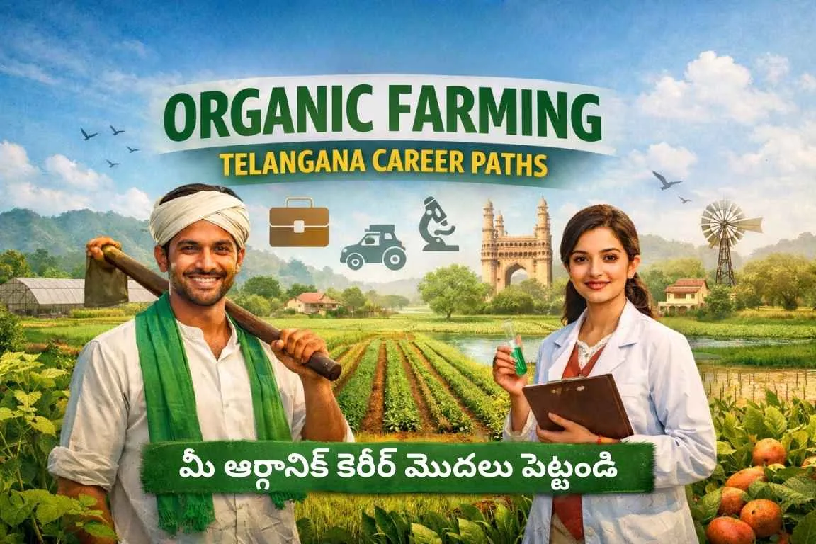 Organic Farming Telangana training and career guidance for agriculture students