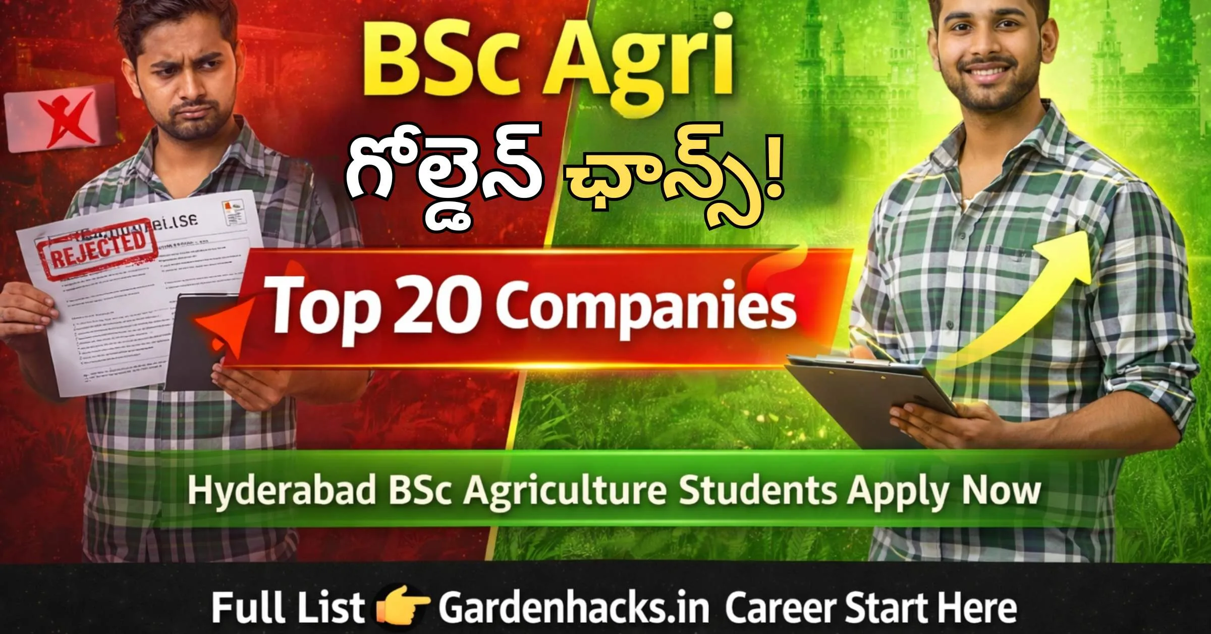 Hyderabad BSc Agriculture Internship Opportunities – Top 20 Companies Latest List 2026